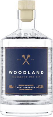 Envío gratis | Ginebra Gin Woodland Cask Strength — Graduación de Barrica Alemania Botella Medium 50 cl