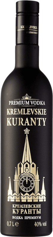 Бесплатная доставка | Водка Akdov Kremlevskie Kuranty Premium Российская Федерация 70 cl