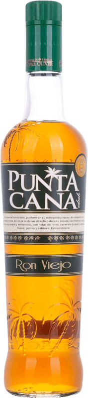 免费送货 | 朗姆酒 Puntacana Viejo Dorado 多明尼加共和国 70 cl