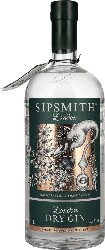 94,95 € | Genièvre Gin Sipsmith Royaume-Uni 1 L