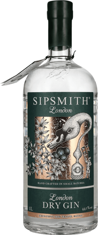 Envio grátis | Gin Sipsmith Reino Unido 1 L