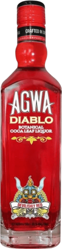 Envio grátis | Licores Agwa Diablo Bolívia Garrafa Medium 50 cl Botanicals — Botânicos, Coca Leaf — Folha de Coca