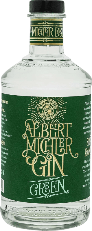 Бесплатная доставка | Джин Albert Michler Green — Зелёная версия, Small Batch — Малая партия Объединенное Королевство 70 cl