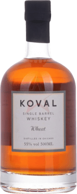 ウイスキーシングルモルト Koval Wheat Single Barrel ボトル Medium 50 cl