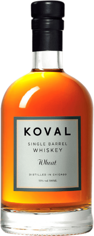 56,95 € | Односолодовый виски Koval Single Barrel — Одна бочка Соединенные Штаты Средняя бутылка 50 cl Wheat — Пшеница