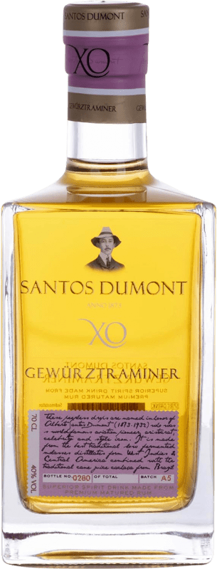 Kostenloser Versand | Rum Santos Dumont Superior XO Gewürztraminer Brasilien Gewürztraminer 70 cl