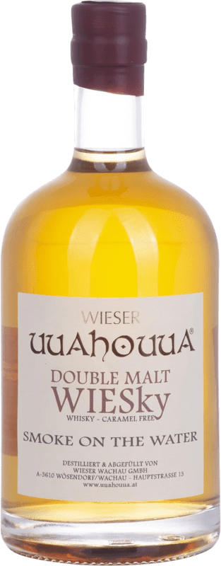 Envío gratis | Whisky Single Malt Wieser Smoke on the Water Double Malt Wiesky Austria Botella Medium 50 cl