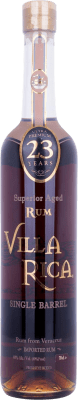 Rum Villa Rica. Ultra Single Barrel — Einzelfass, Superior, Premium Barrel Aged — Fassgereift 23 Jahre 70 cl
