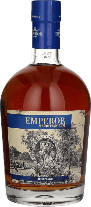 Kostenloser Versand | Rum E.C. Oxenham Emperor Mauritian Héritage — Traditionelles Erbe Vermächtnis Mauritius 70 cl
