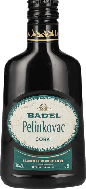 Kostenloser Versand | 6 Einheiten Box Liköre Badel 1862 Pelinkovac Gorki Deutschland Kleine Flasche 20 cl