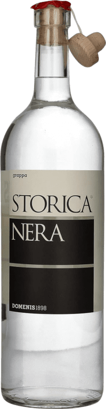 79,95 € Kostenloser Versand | Grappa Domenis 1898 Storica Nera Spezialflasche 3 L