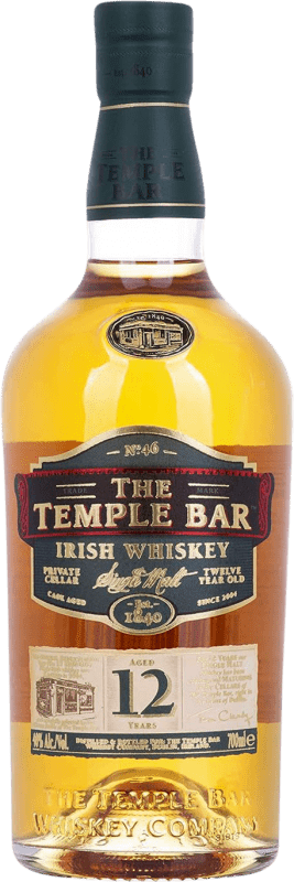 Envoi gratuit | Single Malt Whisky ‎The Temple Bar Irlande 12 Ans 70 cl