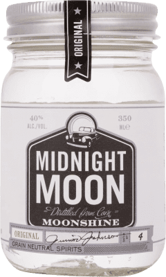 Envio grátis | Licores Midnight Moon Moonshine Original Getreidebrand Estados Unidos Garrafa Terço 35 cl