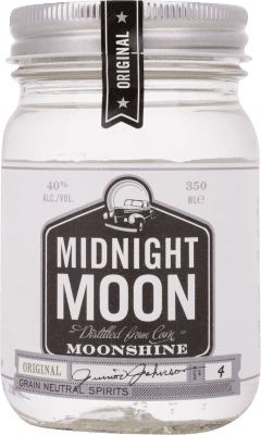 Kostenloser Versand | Liköre Midnight Moon Moonshine Getreidebrand Original Vereinigte Staaten Drittelliterflasche 35 cl