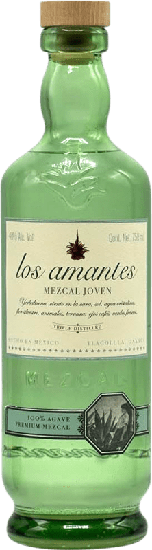 Бесплатная доставка | Мескаль Los Amantes Artesanal молодое Мексика 70 cl