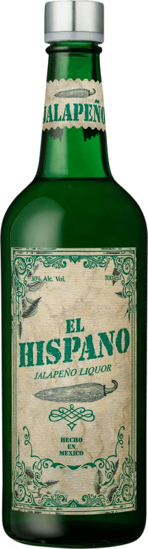 Envoi gratuit | Liqueurs Casa Tarasco El Hispano Rum Liqueur & Green Jalapeño Mexique 70 cl