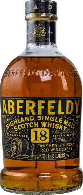 Whisky Single Malt Aberfeldy Bolgheri Red Cask Finish — Affinamento in Botte 18 Anni