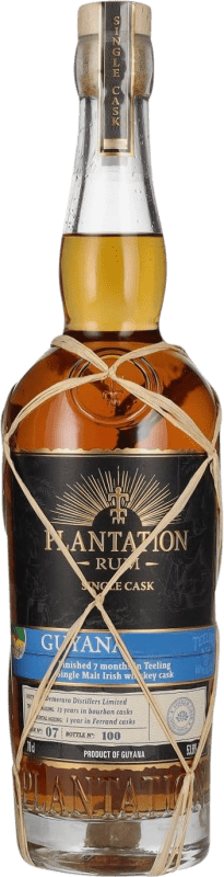 109,95 € Kostenloser Versand | Rum Plantation Rum Guyana Teeling Whiskey Cask Finish — Fassreifung, Single Cask — Einzelfass