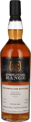 ウイスキーシングルモルト Spirit & Cask The Single Cask Bottlings at Tomatin Port Cask Finish 70 cl