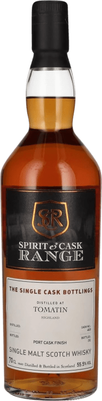 66,95 € Бесплатная доставка | Односолодовый виски Spirit & Cask At Tomatin Port Cask Finish — Финишная выдержка в бочке, Single Cask — Одна бочка
