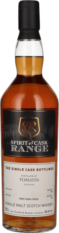 Envoi gratuit | Single Malt Whisky Spirit & Cask The Single Cask Bottlings at Tomatin Port Cask Finish Royaume-Uni 70 cl