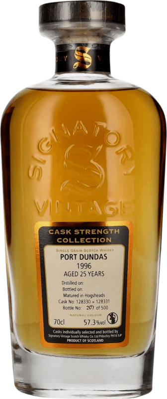 Envoi gratuit | Blended Whisky Signatory Vintage Cask Strength Collection at Port Dundas Royaume-Uni 25 Ans 70 cl