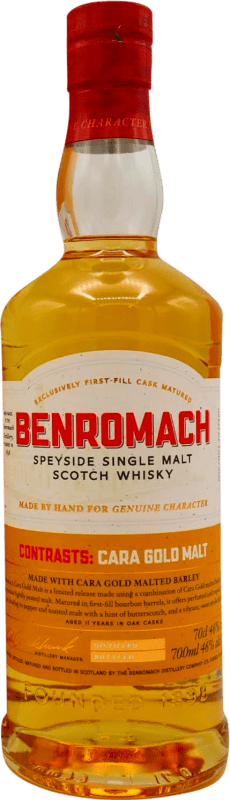 Envoi gratuit | Single Malt Whisky Benromach Cara Gold Speyside Royaume-Uni 70 cl