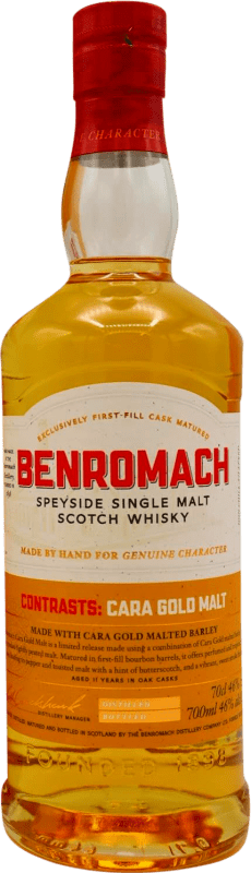 74,95 € Spedizione Gratuita | Whisky Single Malt Benromach Cara Gold — Edizione Oro