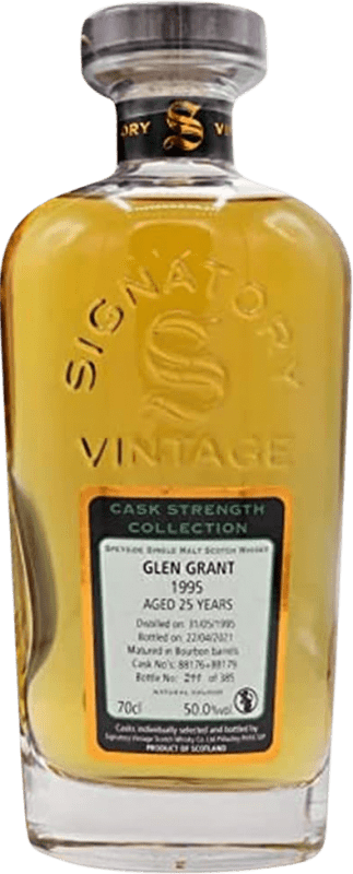 Бесплатная доставка | Купажированный виски Signatory Vintage At Glen Grant Cask Strength — Бочковая крепость, Collection — Коллекция Объединенное Королевство 25 Лет 70 cl