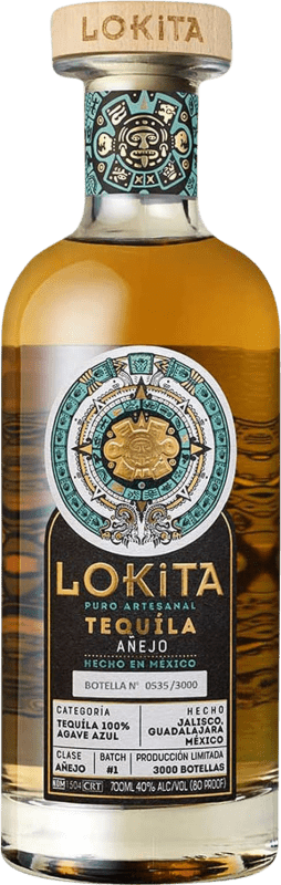 Spedizione Gratuita | Tequila Lokita Azul Añejo — Invecchiato Messico 70 cl