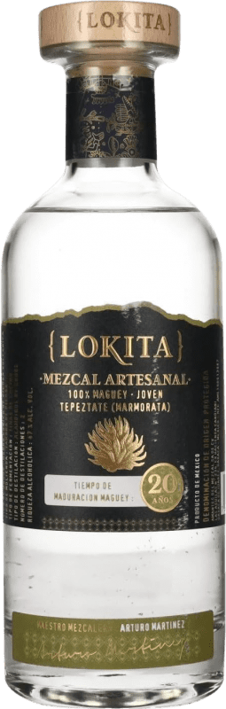 Бесплатная доставка | Мескаль Lokita Artesanal Мексика 20 Лет 70 cl