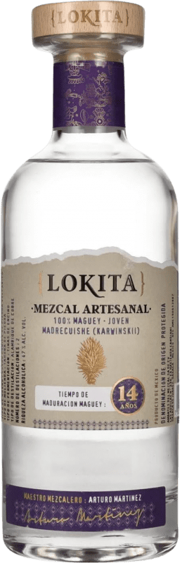 Envio grátis | Mezcal Lokita Artesanal México 14 Anos 70 cl