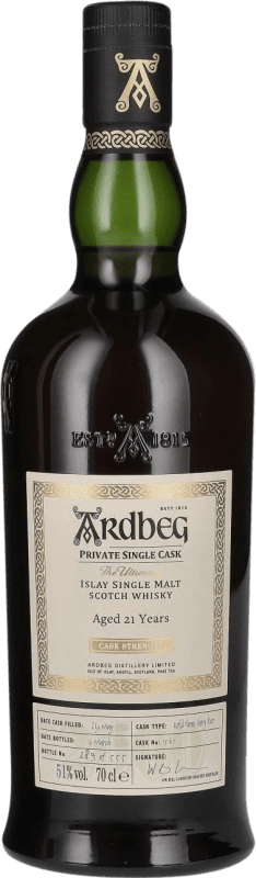 Envoi gratuit | Single Malt Whisky Ardbeg The Ultimate Private Single Cask Islay Royaume-Uni 21 Ans 70 cl