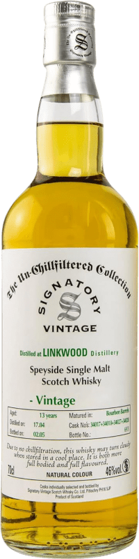 64,95 € | Whisky Blended Signatory Vintage The Un-Chillfiltered Collection at Linkwood Reino Unido 13 Anos 70 cl