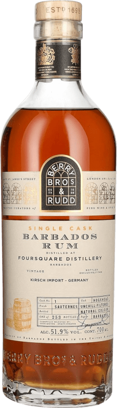 免费送货 | 朗姆酒 Berry Bros & Rudd Barbados Single Cask 英国 70 cl