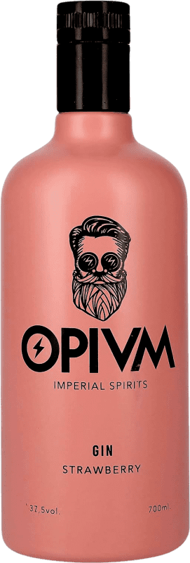 Envio grátis | Genever Gin Opivm Portugal 70 cl Strawberry — Morango