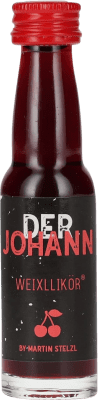 Licores Caja de 30 unidades Der Johann Weichselsaftlikör Botellín Miniatura 2 cl