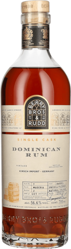 104,95 € | Rhum Berry Bros & Rudd Dominican Single Cask — Fût Unique Royaume-Uni 70 cl