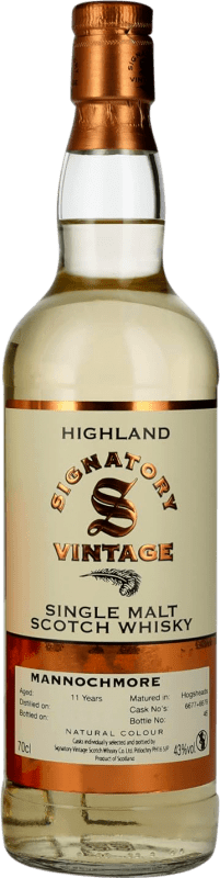 Kostenloser Versand | Whiskey Single Malt Signatory Vintage Mannochmore Hochland Großbritannien 13 Jahre 70 cl