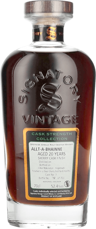 Spedizione Gratuita | Whisky Blended Signatory Vintage At Allt A Bhainne Cask Strength — Grado da Botte, Collection — Collezione Regno Unito 21 Anni 70 cl