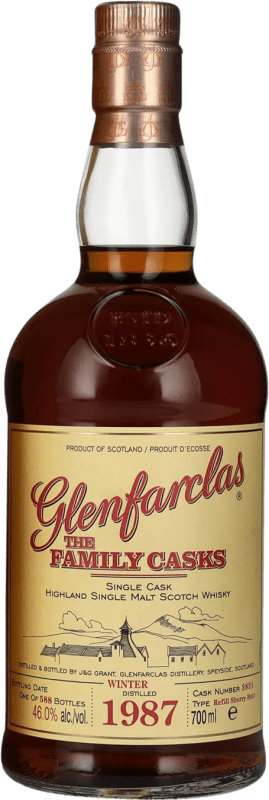 Бесплатная доставка | Виски из одного солода Glenfarclas The Family Casks Winter Refill Sherry Butt Объединенное Королевство 70 cl