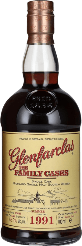 Бесплатная доставка | Виски из одного солода Glenfarclas The Family Casks Summer Sherry Butt Объединенное Королевство 70 cl