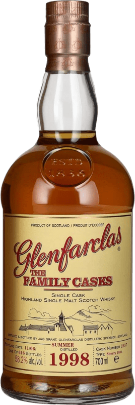 315,95 € Бесплатная доставка | Виски из одного солода Glenfarclas The Family Casks Summer Sherry Butt