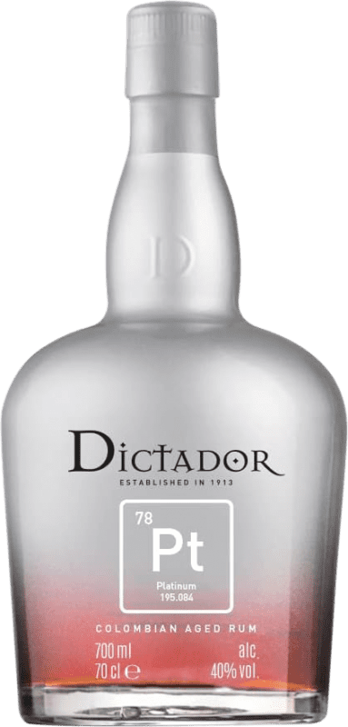 送料無料 | ラム Dictador Platinum コロンビア 70 cl