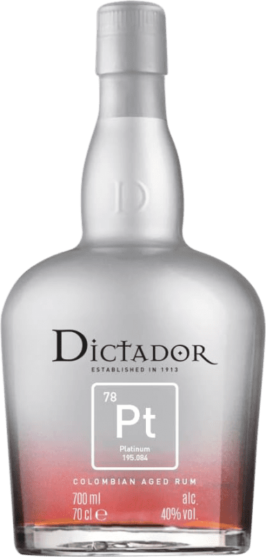 118,95 € | Rum Dictador Platinum — Edição Platina Colômbia 70 cl