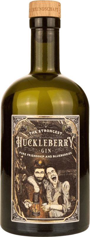 Envio grátis | Genever Gin Huckleberry The Strongest Alemanha Garrafa Medium 50 cl Envio grátis | Genever Gin Huckleberry The Strongest Alemanha Garrafa Medium 50 cl