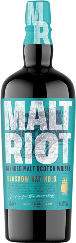 Envoi gratuit | Whisky Blend The Glasgow Malt Riot Royaume-Uni 70 cl Envoi gratuit | Whisky Blend The Glasgow Malt Riot Royaume-Uni 70 cl