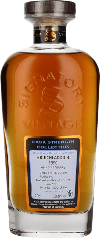 429,95 € Free Shipping | Blended Whisky Signatory Vintage Cask Strength Collection at Bruichladdich Cask Strength 29 Years