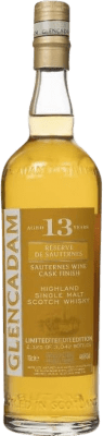 威士忌单一麦芽威士忌 Glencadam Sauternes Cask Finish Limited Edition 13 岁 70 cl