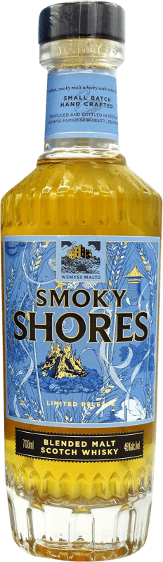 Envoi gratuit | Blended Whisky Wemyss Smoky Shores Royaume-Uni 70 cl